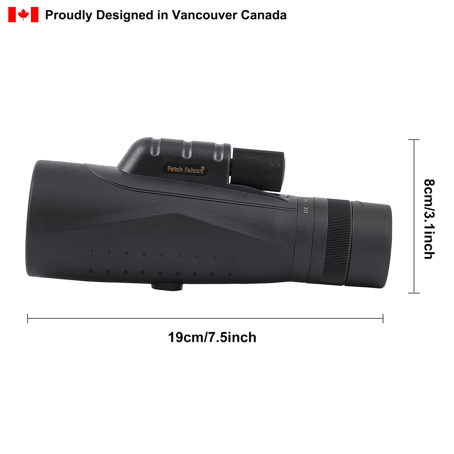 Monoculaire zoom 10-30x50 - HD, résistant à l'eau, avec trépied et adaptateur pour téléphone