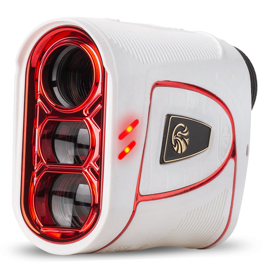 1011B OLED Laser Golf Rangefinder - Up to 2500 Yards, 6x Magnification (White)