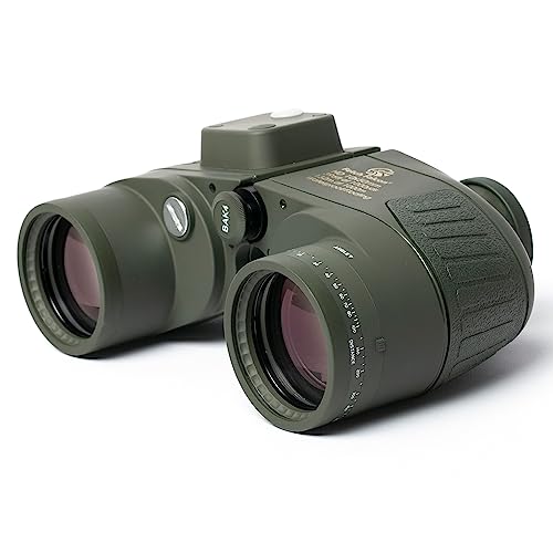 Fetch Falcon10x50 BAK4 FMC IPX7 Marine Binoculars (Rangefinder, Digita